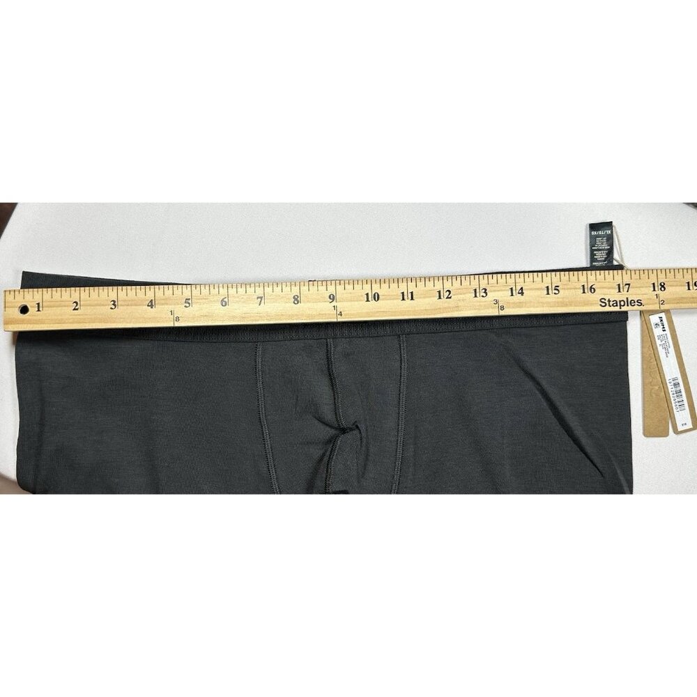 SKIMS COTTON MENS 5" BOXER BRIEF ONYX BLACK NWT XL - Picture 7 of 9